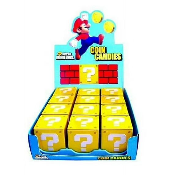 Super Mario Tin Coin Candy Banks