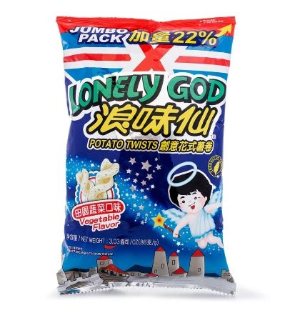 Lonely God Potato Twists, Vegetable Flavor 70g