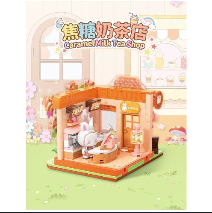 EMMA Secret Forest Cozy series- Caramel Bubble Tea Shop-TC2035