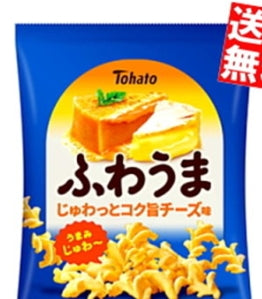 Tohato Fluffy and Tasty Corn Crisps DeliciousCheese Flavour 56g