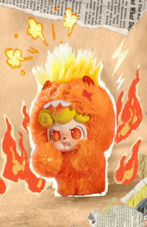 Q.Kid Emotional Hairy Monsters Series Plush Blind Box