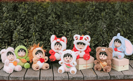 Emma Chibi Maruko Chan Drag party series Plushy blind box 2rd genaration