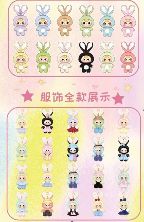 Baby Three-Macaron cute bunny V1
