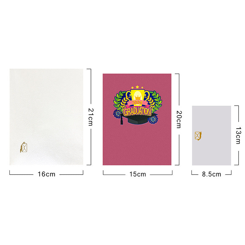 LL-X 3D Graduation Card