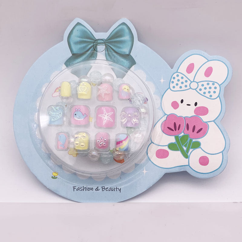 Kids Press-on Nails set bracelet nail