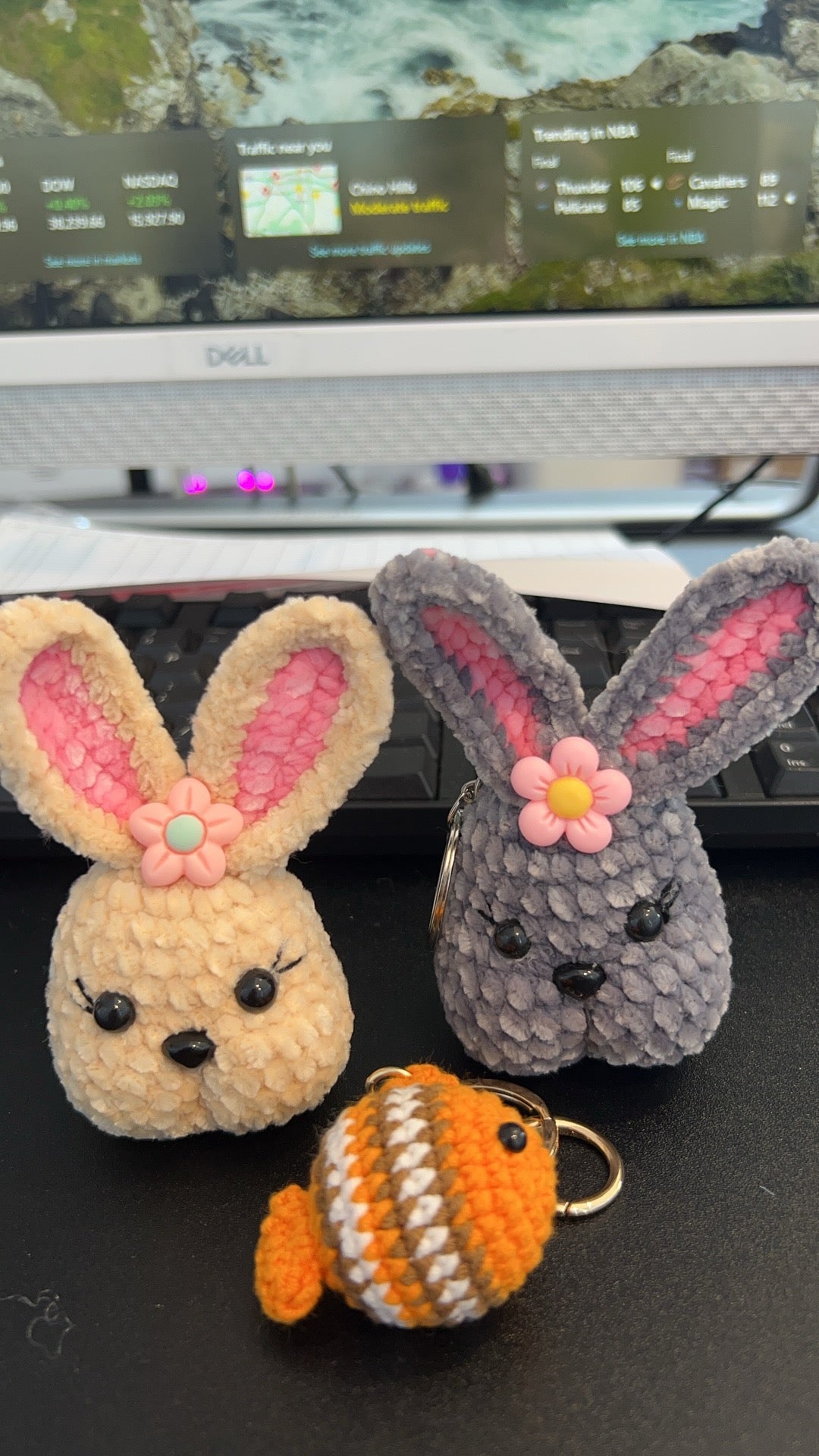 LL-XHY Wool Doll Keychain