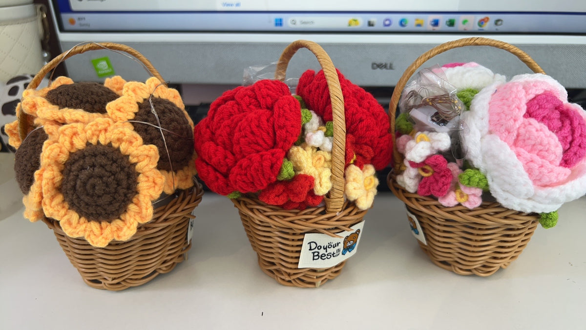 Crochet Flowers Bundle