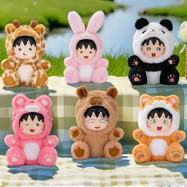 Chibi Maruko Chan Drag party series Plushy blind box 2rd genaration