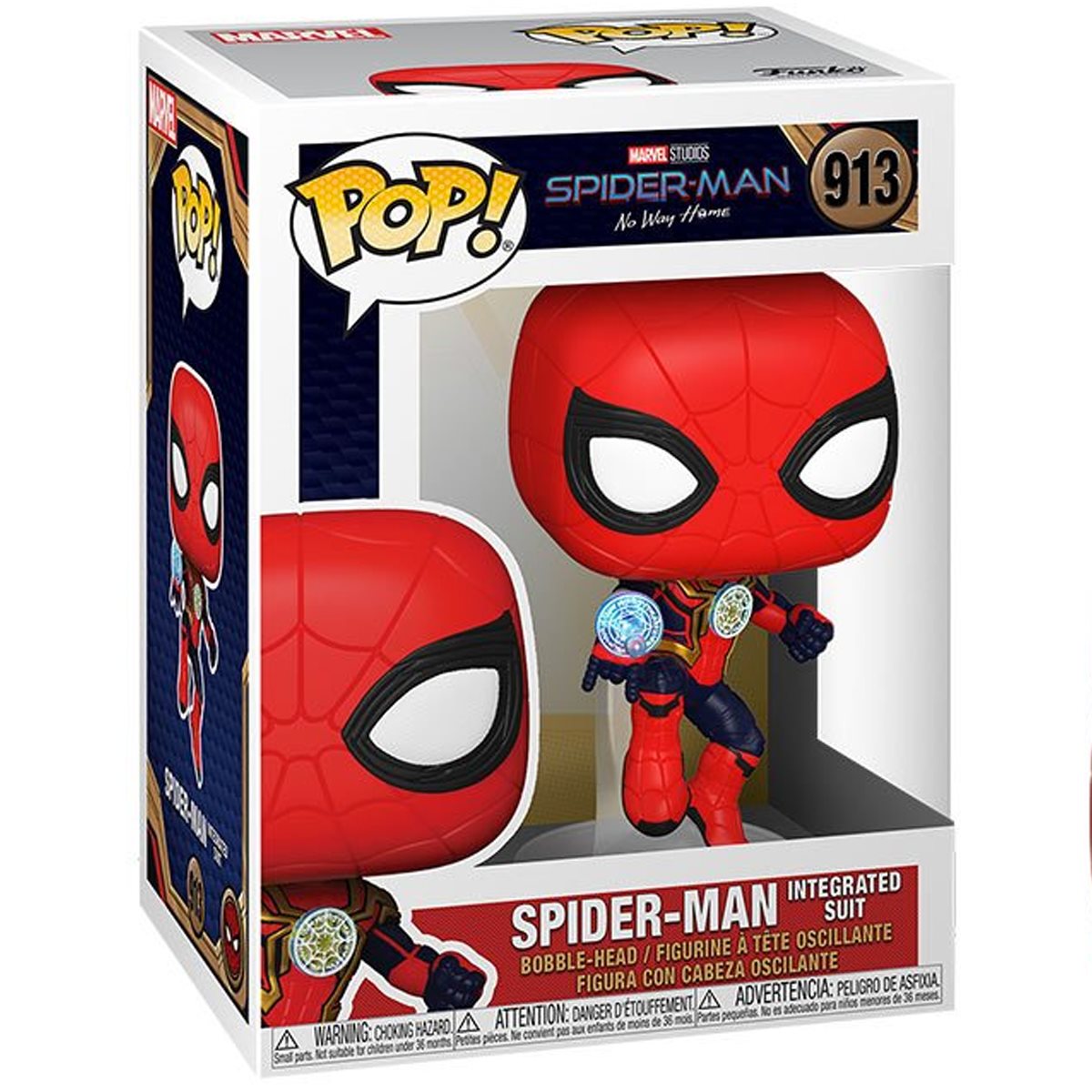 Spider-Man: No Way Home Spider-Man Integrated Suit Funko Pop! Vinyl Figure #913
