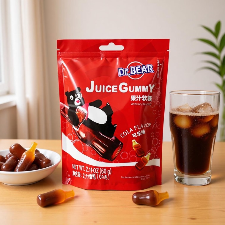 XFJ Dr.Bear Cocoa Flavor Juice Gummy