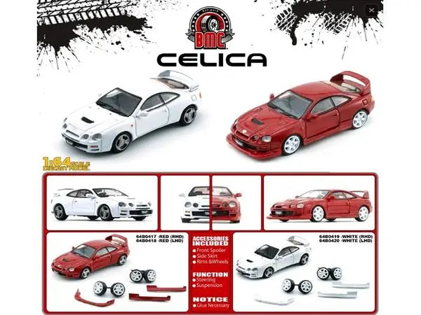 1/64 Toyota Celica Gt-Four White Rhd