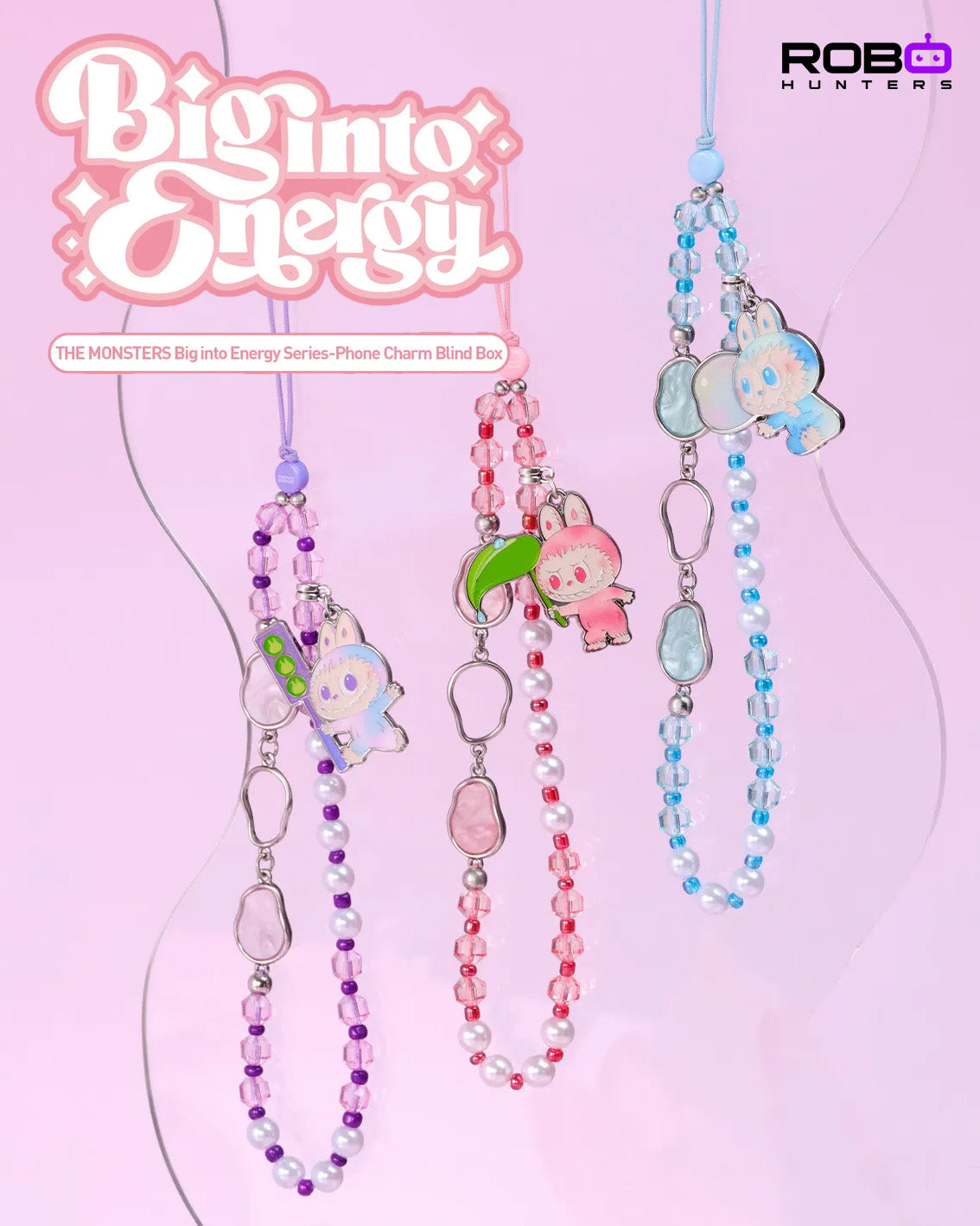 Pop Mart THE MONSTERS Big into Energy Series-Phone Charm Blind Box