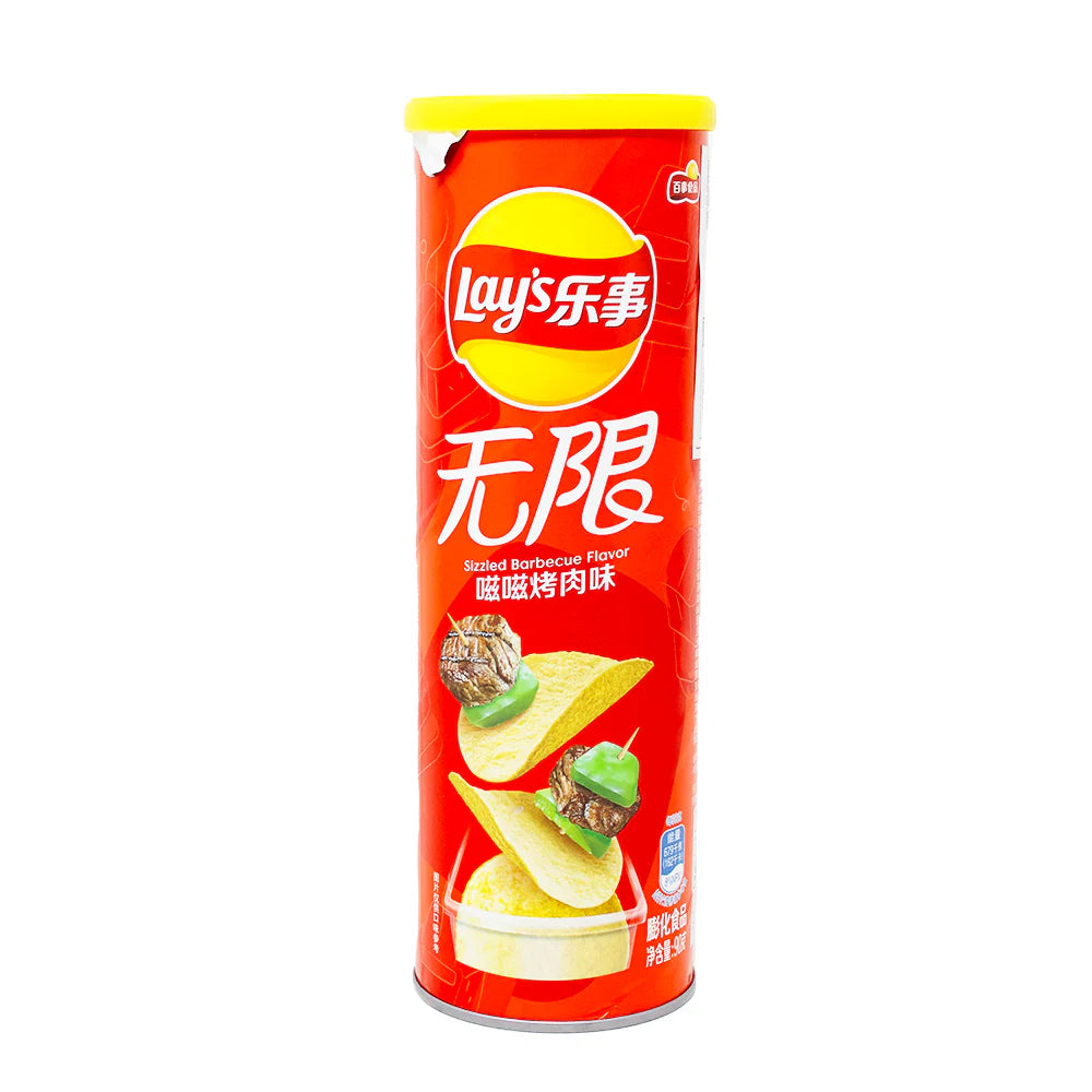 LAY'S Potato Chips Sizzled BBQ Flavor Stax 90g