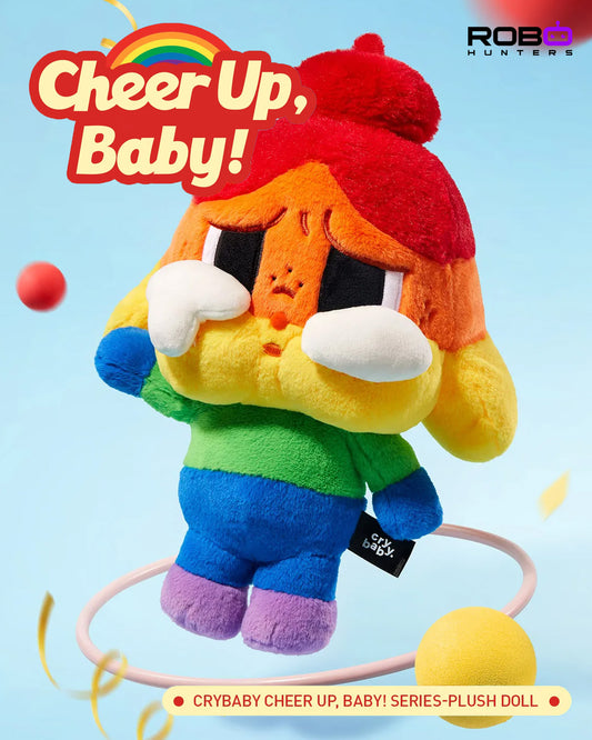 Pop Mart Vinyl Plush Doll - Crybaby Cheer Up Baby Figure