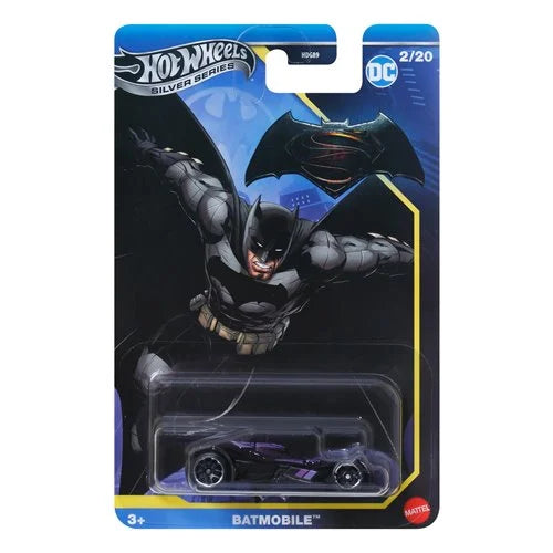 Hot Wheels Batman v Superman Silver Series Batmobile Diecast Car