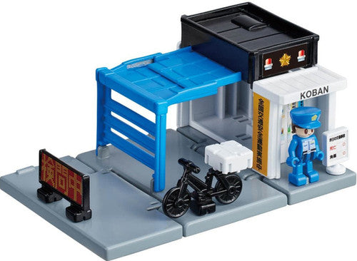 Tomica Town police box (with police)