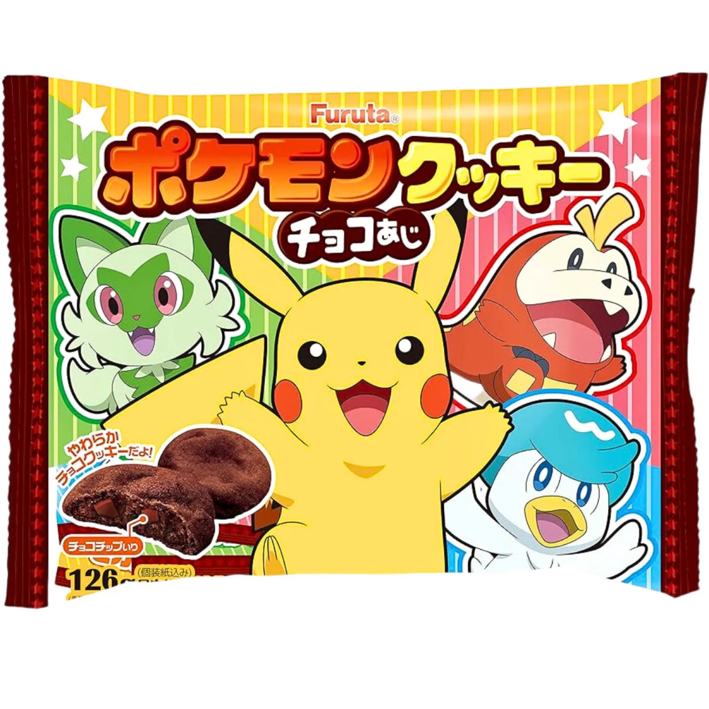Furuta pokemon chocolate chips cookie (12) 126g