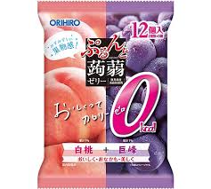 ORIHIRO Jelly Peach Kyoho Grape Flavor 12Pcs