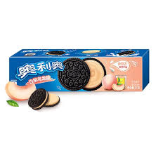 OREO PEACH & OOLONG TEA FLAVOR SANDWICH COOKIE
