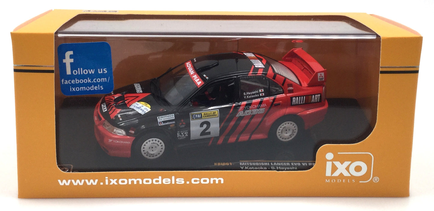 1/43 Mitsubishi Lancer Evolution VI 1999 Winner Rally of Canberra #2