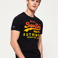 SUPERDRY Vintage Logo Authentic Fade Tee-M10563NR-02A-Large