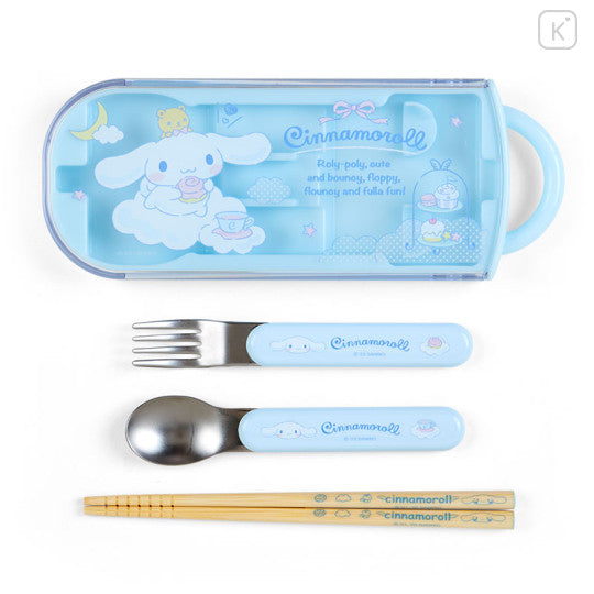Sanrio Original Lunch Trio Cutlery Set - Cinnamoroll