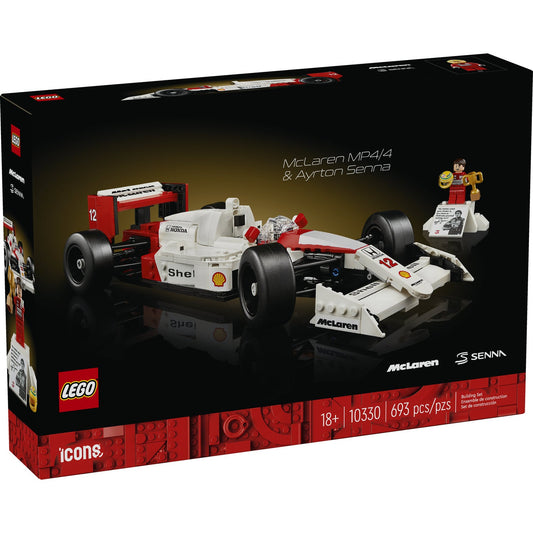 McLaren MP4/4 & Ayrton Senna — LEGO 10330 — view 1