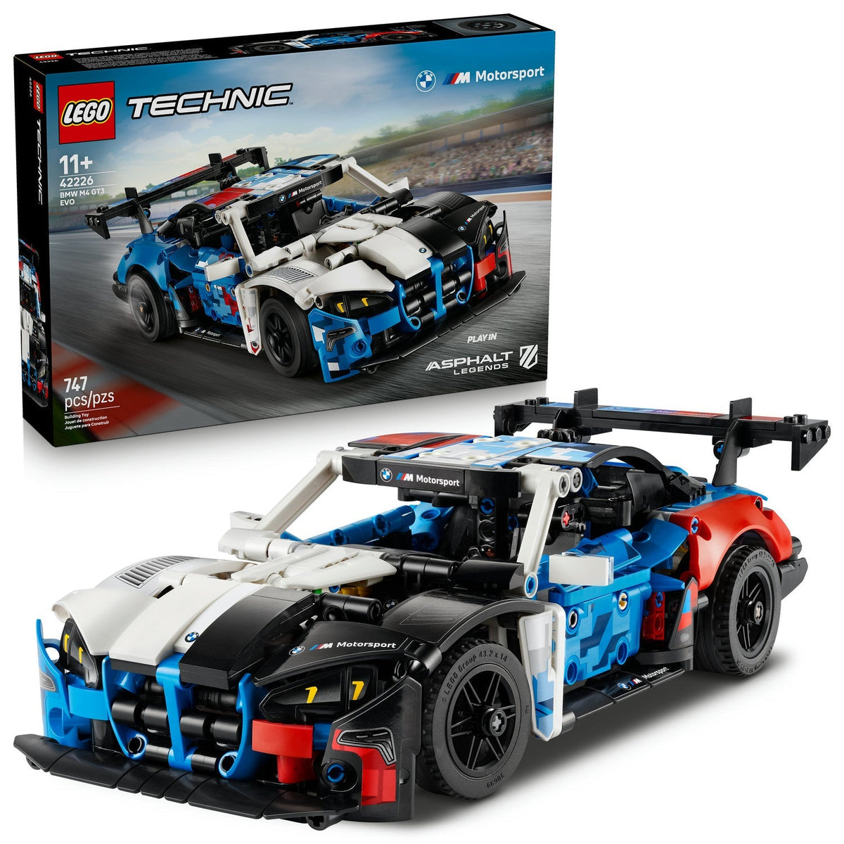 BMW M4 GT3 EVO Race Car — LEGO 42226 — view 3