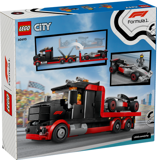 F1 Display Truck with Audi F1 Race Car — LEGO 60493 — view 2