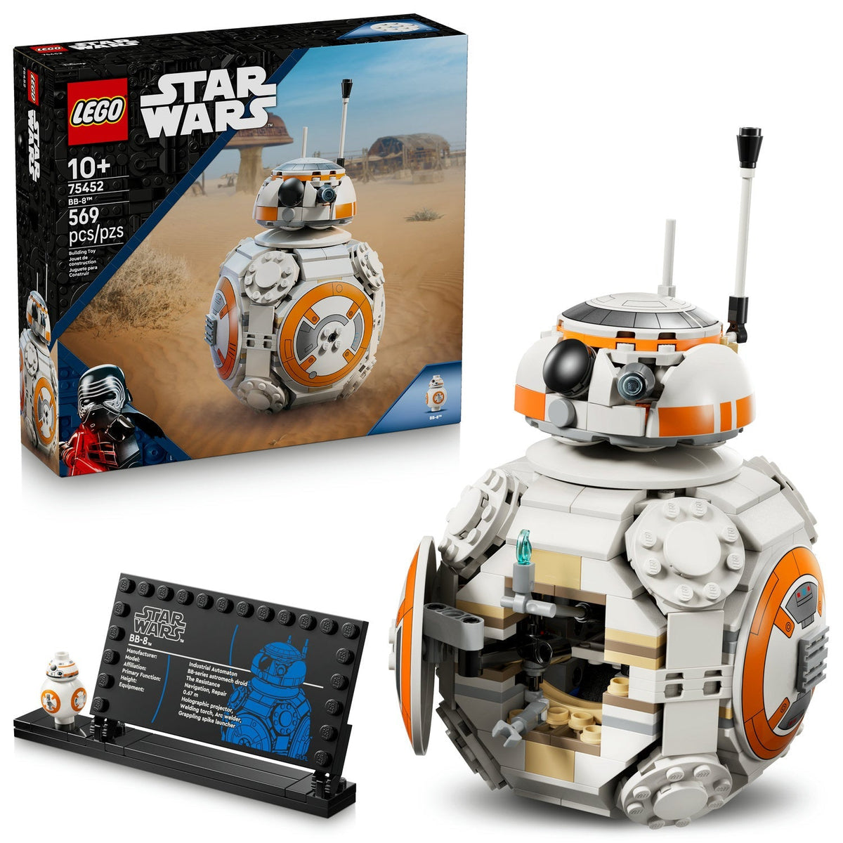 BB-8 Astromech Droid — LEGO 75452 — view 3