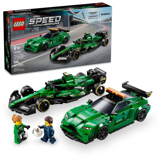 Aston Martin Safety Car & AMR23 — LEGO 76925 — view 2