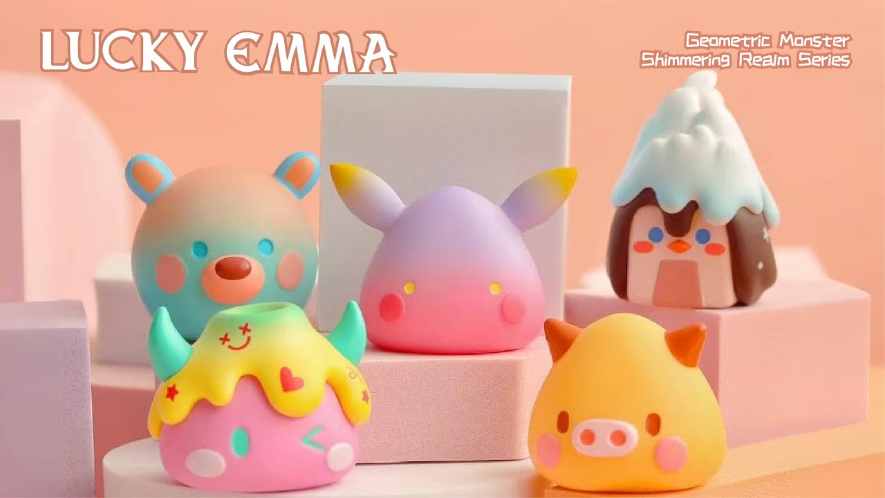geometric monsters Geometric Monster Shimmering Realm Series Blind Box Figure