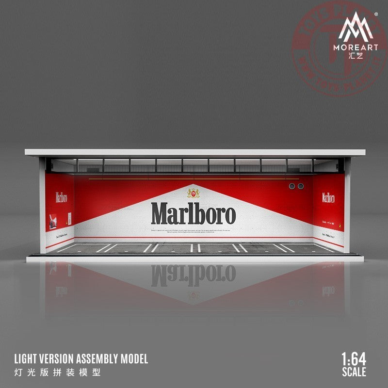 MoreArt 1/64 parking garage marlboro with light