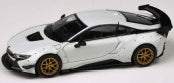1/64 Liberty Walk BMW i8 White/Gold Wheel LHD