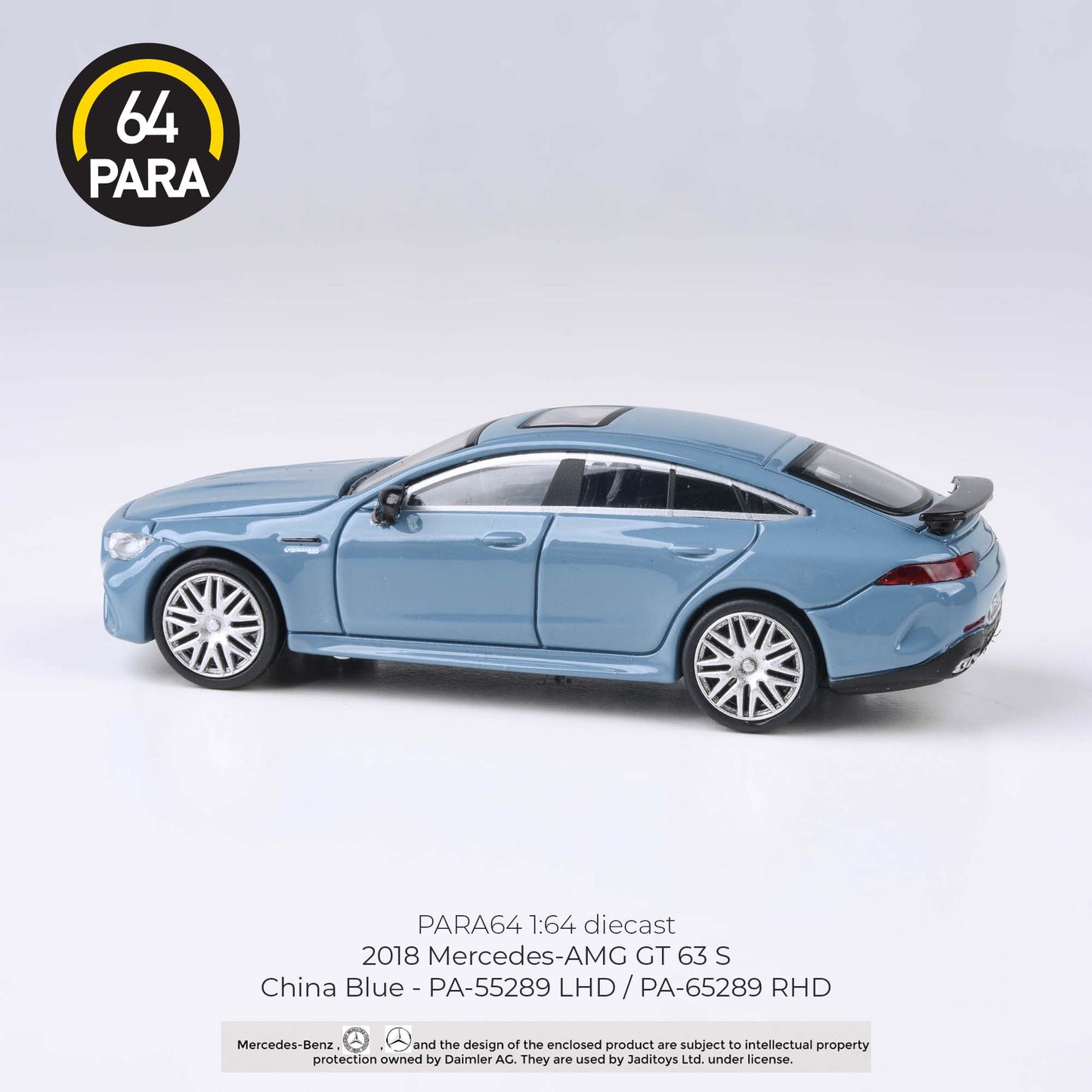 1/64 Mercedes-AMG GT 63 S China Blue RHD