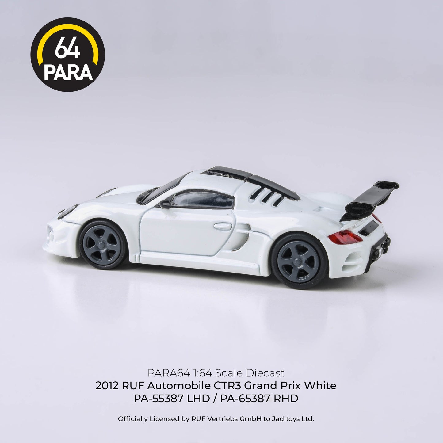 1/64 RUF CTR3 Clubsport Grand Prix White RHD
