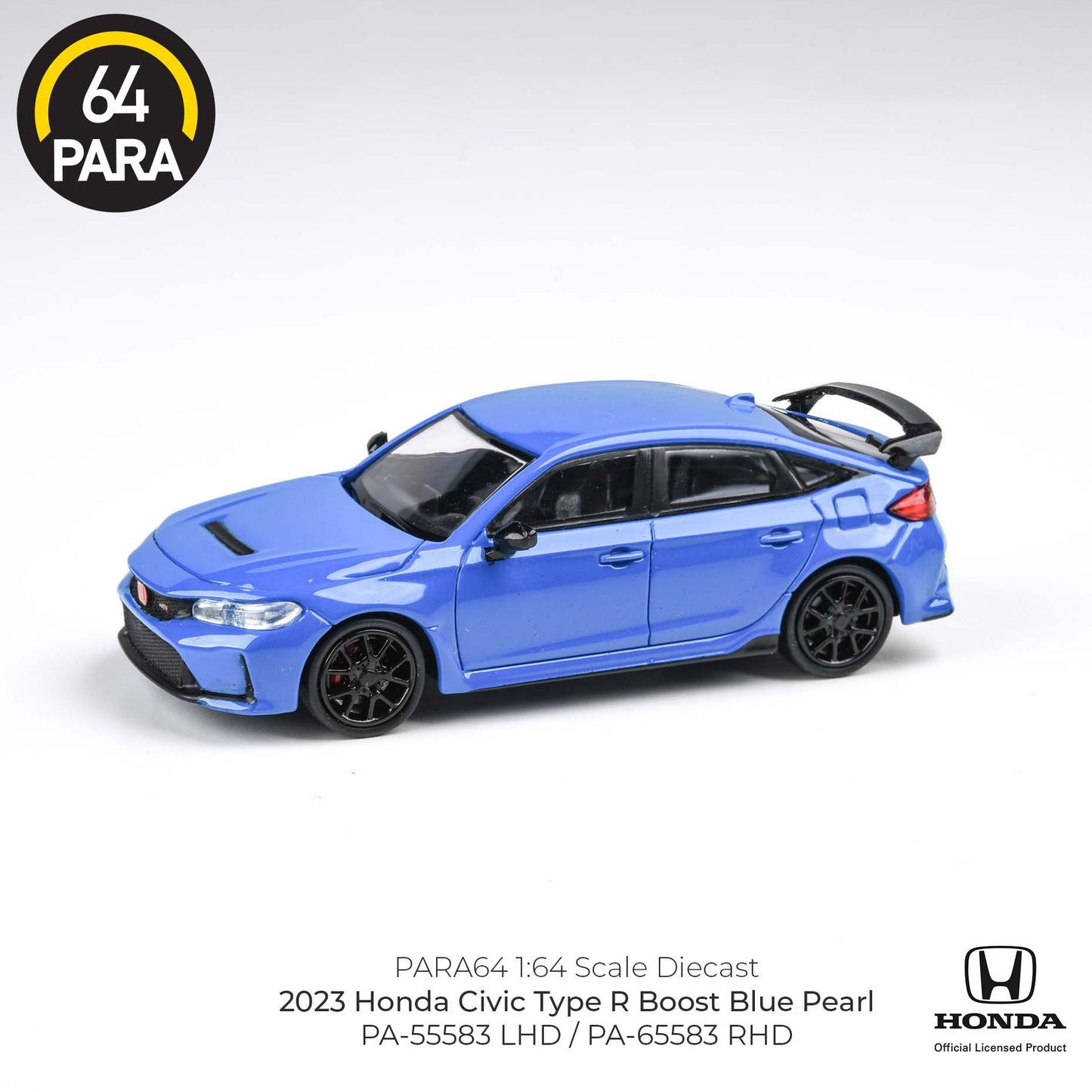 Tomica Premium 1/64 Honda Civic Type R 2023 Pearl Boost Blue RHD