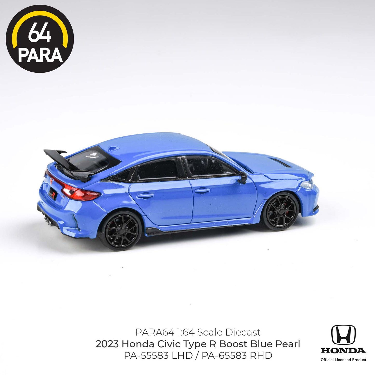 Tomica Premium 1/64 Honda Civic Type R 2023 Pearl Boost Blue RHD