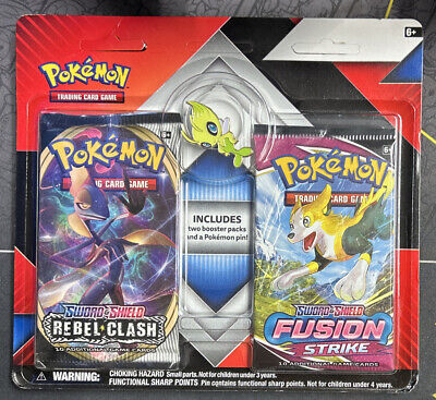 2 Booster Packs & Celebi Collector's Pin - Miscellaneous Cards & Products (MCAP)