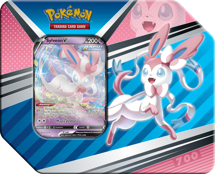 Pokemon TCG: V Heroes Tin Set Box