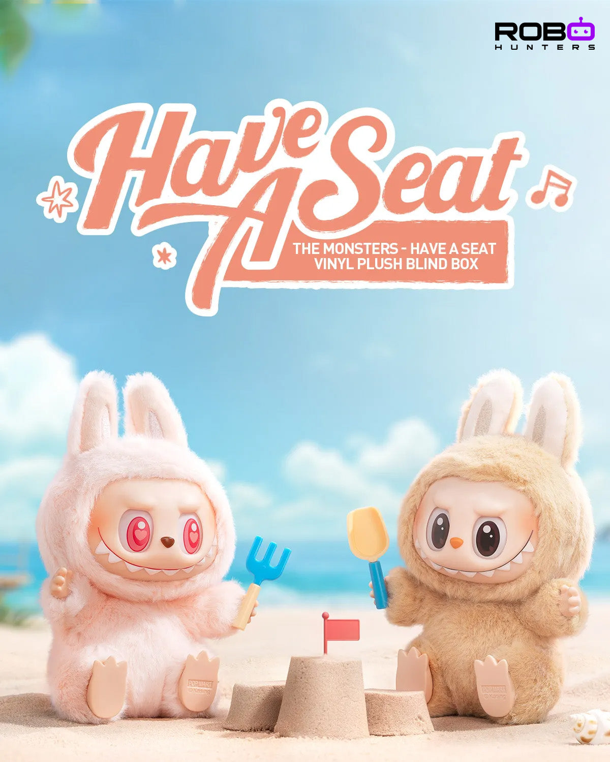 The Monsters-Have a seat Vinyl Plush Blind Box