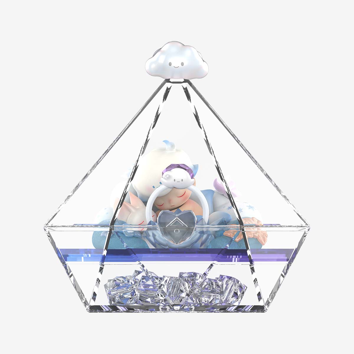 Pop Mart Wishes at Your Fingertips Series Scene Set Blind Box