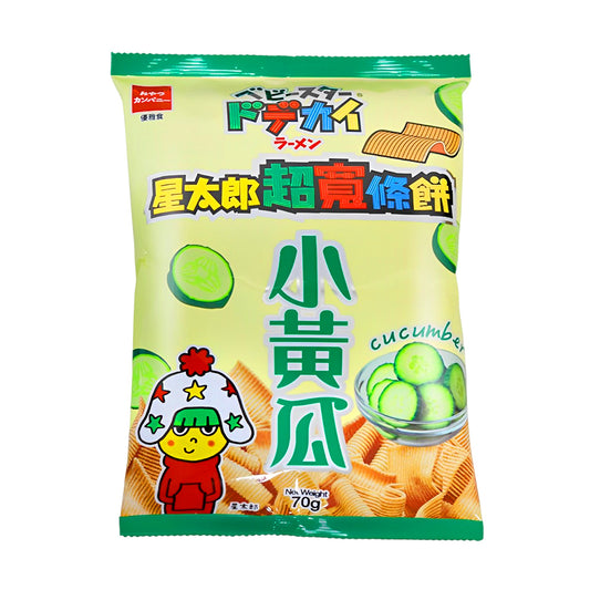Wide Noodle Snacks – Cucumber Flavor 70g