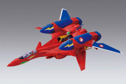 Macross 7 VF-19 Custom Fire Valkyrie with Sound Booster High Grade 1:100 Scale Model Kit