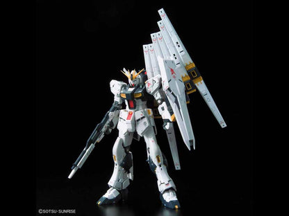 Mobile Suit Gundam Char's Counterattack Nu Gundam Real Grade 1:144 Scale Model Kit