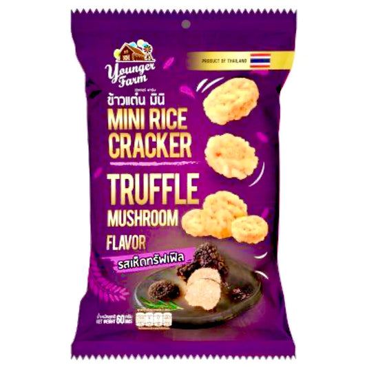 Younger farm mini rice cracker truffle mushroom flavor