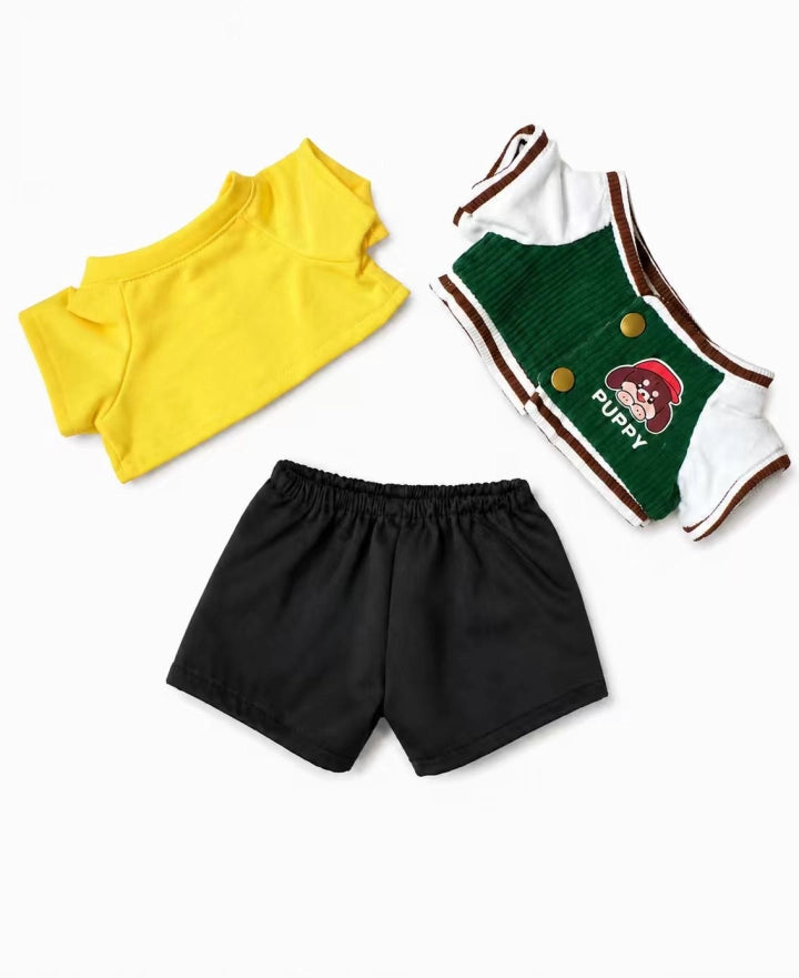 Meemo Bear baseball uniform doll outfit