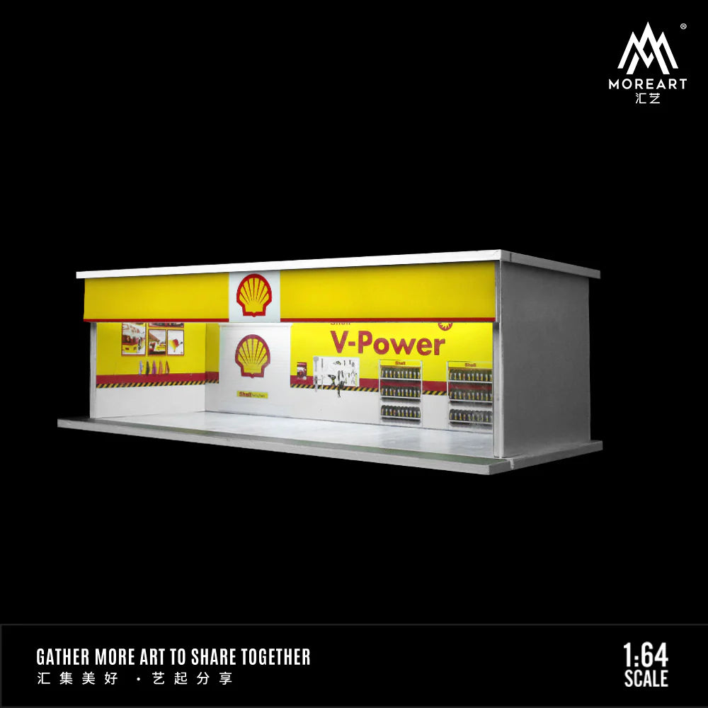 MoreArt 1:64 Shell Maintenance Workshop Scene MO914112