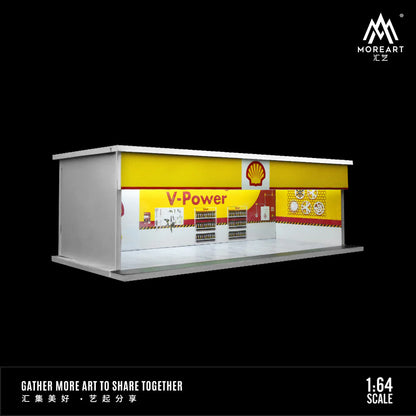 MoreArt 1:64 Shell Maintenance Workshop Scene MO914112