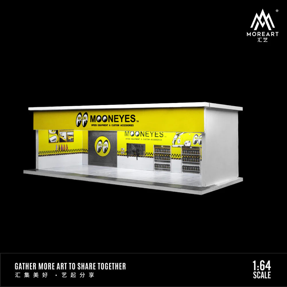 MoreArt 1:64 Mooneyes Maintenance Workshop Scene MO914111